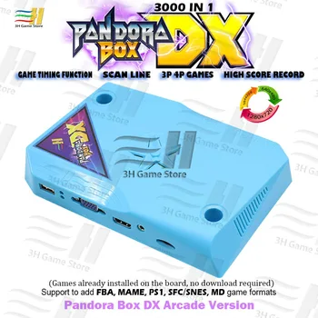 2021 Pandora Box DX Arcade Version 3000 in 1 Jamma board For arcade machine cabinet High score record can 3P 4P game tekken 3D