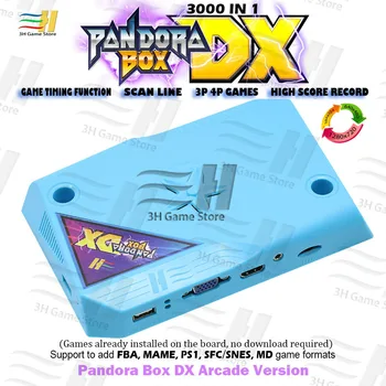 2021 Pandora Box DX Arcade Version 3000 in 1 Jamma board For arcade machine cabinet High score record can 3P 4P game tekken 3D