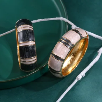 Moda kropla oleju stopu metalu bransoletki i bransoletki dla kobiet biżuteria akcesoria bransoletki prezenty