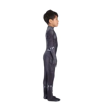 Dla dzieci odzież dla chłopców Czarna Pantera garnitur nowa wersja T ' Challa cosplay kostium Halloween kostium dla dorosłych BP garnitur