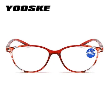 YOOSKE światło niebieskie okulary do czytania Mężczyźni Kobiety rocznika Предбиопии okulary optyczne, okulary nadwzroczność przezroczyste okulary