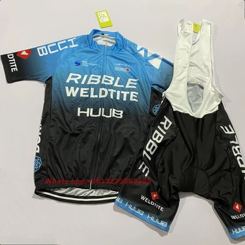 HUUB new 2020 jazda na rowerze Jersey kostiumy Pro Team męskie mundury letnie koszule z krótkim rękawem spodenki rowerowe Sport na świeżym powietrzu zestawy ciclismo