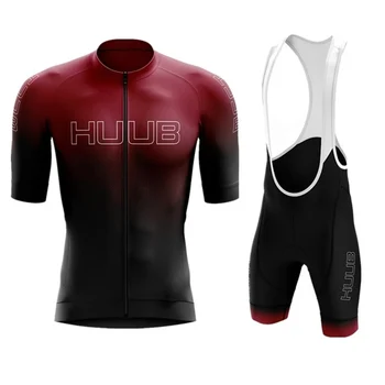 HUUB new 2020 jazda na rowerze Jersey kostiumy Pro Team męskie mundury letnie koszule z krótkim rękawem spodenki rowerowe Sport na świeżym powietrzu zestawy ciclismo