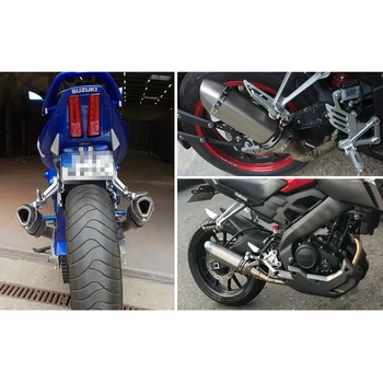 DB killer motocykl tłumik rury wydechowej Moto Escape dla tłumik Exaust Honda Xadv Vespa Gts 300 Zx6R 2008