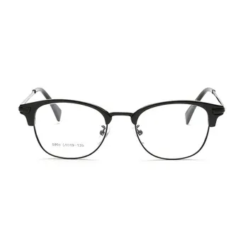 Browline oprawki pełne optyczne okulary oprawa dla mężczyzn i kobiet czarne i леопардовые okulary Przeciwsłoneczne