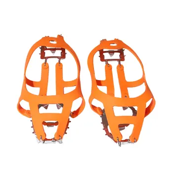 Anty-narty, wspinaczka etui do butów 18 zębów Pazur pokrowiec na buty Antypoślizgowe buty etui do chodzenia, biegania lub uprawiania turystyki pieszej na śniegu i lodzie