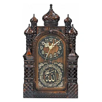 Zegar Ścienny Kreatywne Islamskie Zegar Ścienny Meczet Masjid Projekt Bóg Шахада Arabski Koran, Muzułmanin