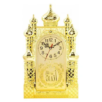 Zegar Ścienny Kreatywne Islamskie Zegar Ścienny Meczet Masjid Projekt Bóg Шахада Arabski Koran, Muzułmanin