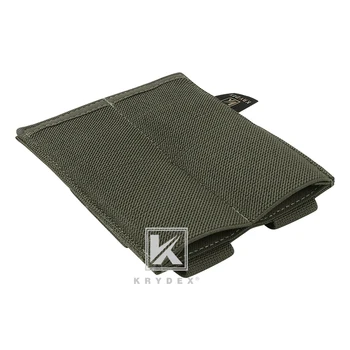 KRYDEX Tactical Double Open Top Magazine Pouch High Speed Fast Draw MOLLE PALS 4 kolory opcjonalnie 9mm.45 pistol Mag Pouch kabura