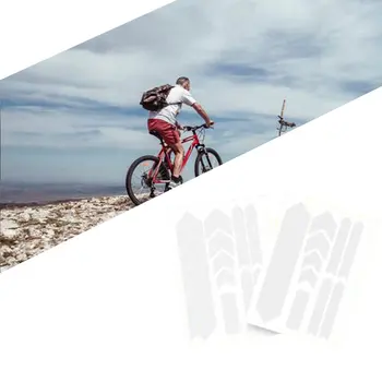 MTB Frame Protection jazda na Rowerze rower naklejki naklejki rowerowa wspornik naklejki farba ochronna folia ochronna zestaw