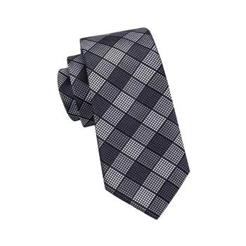 Męski Krawat Moda Czarny Biały Chusta Jedwabna Tkanina Krawat, Chusteczkę Spinka Zestaw Sprzedawać Się Jak Ciepłe Bułeczki Mężczyźni Biznesowych Krawaty Dla Mężczyzn, C-1017