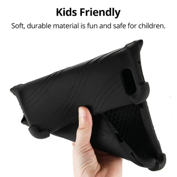 2020 Kids Friendly Stojak Miękki silikonowy odporny na wstrząsy etui do Huawei MatePad 10.4 etui do Huawei MatePad V6 Case + folia