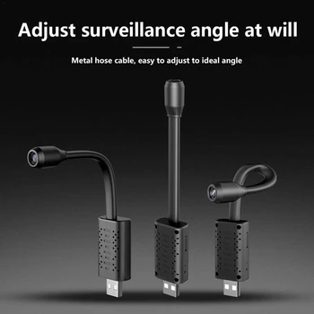 U21 HD Smart Mini Wifi USB Camera Real-Time IP Surveillance Camera AI Human Detection Loop Recording Wide Angle Cam