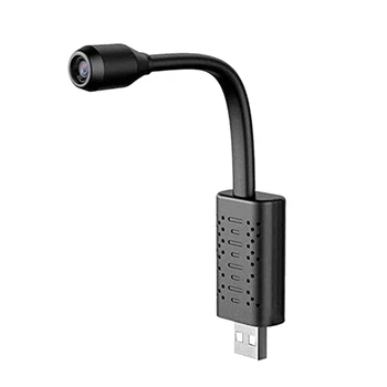 U21 HD Smart Mini Wifi USB Camera Real-Time IP Surveillance Camera AI Human Detection Loop Recording Wide Angle Cam