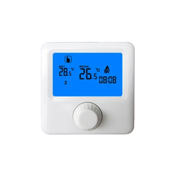 Wyświetlacz LCD wiszący kocioł gazowy termostat Tygodniowy programowalny termostat ogrzewania pomieszczenia cyfrowy regulator temperatury
