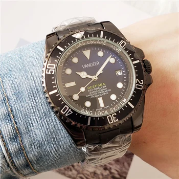 Mężczyzna automatyczny zegarek Głębinowych Water ghost mechanical Watch Top Brand Luxury RLX93 Limitde-edition clock stainless steel