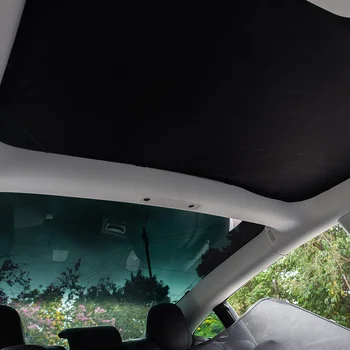 Dach Skylight cienie ochraniacz baldachim samochodu osłona przeciwsłoneczna z tyłu z przodu-model3 samochodowa ochrona akcesoria model y