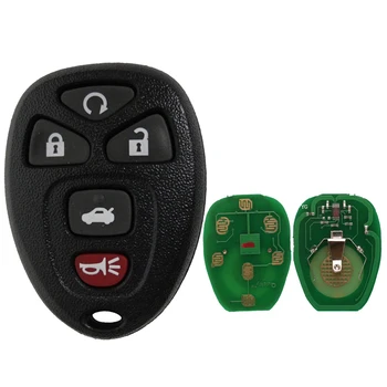 Jingyuqin Keyless Entry Remote Key do Chevrolet Tahoe Traverse GMC Yukon 2007 2008 2009 2010 2011 2012 2013 15913427