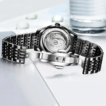 2020 nowe zegarki mechaniczne DOM automatyczne męskie zegarki najlepsze marki luksusowy wypoczynek skórzane wodoodporne zegarki męskie