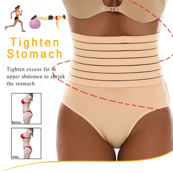 NINGMI Butt Podnośnik Control rajstopy Body Shaper Women Waist Trainer Underwear Postpartum Body Sculpting Tummy Control bielizna modelująca
