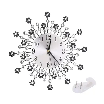 Cicha moda salon zegar BZ443 styl europejski mechanizm kwarcowy biuro w domu zegary ścienne aluminiowe slr zegarki