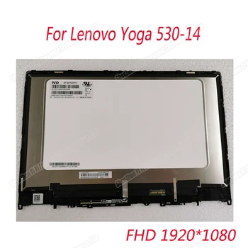 Autentyczne 14.0 HD, FHD wyświetlacz LCD do LENOVO YOGA 530-14IKB yoga 530-14ARR 530-14 ekran dotykowy digitizer wyświetlacz LCD w komplecie 81H9