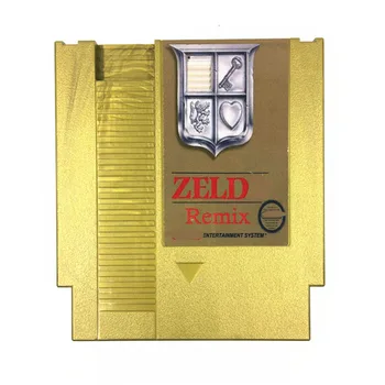 Zeld@ Remix Gold Edition 6 in 1 NTSC & PAL, angielski i japoński gry kaseta z tonerem do NES