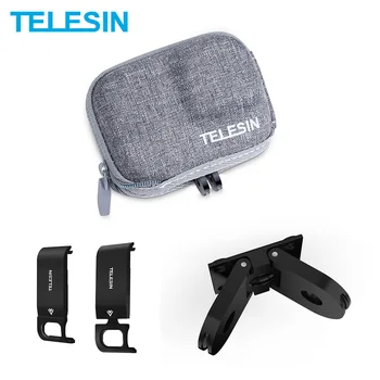 TELESIN Mini Storage Bag Half Open Brushed Quick Release Battery Side Cover 1/4
