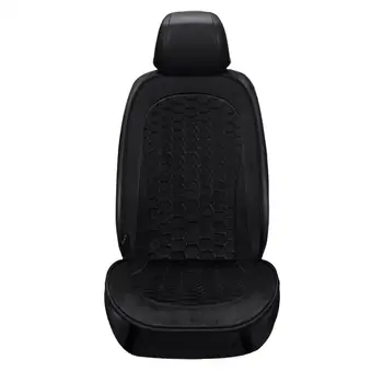 30-45W 12V Car Heating Cushion Winter 3-Speed Temperature Adjust Pad Short Flocking Fabric Car Seat Cover Fast Heating Mat Cover