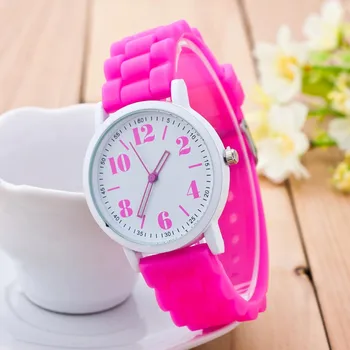 OTOKY zegarki damskie Prosty pasek silikonowy ruch zegarek kwarcowy prostota zegarek luksusowe małe zegarki relogio feminino Sep30