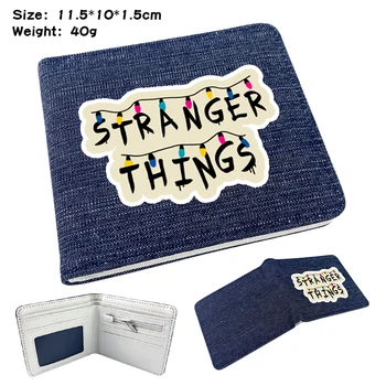 Stranger Things Cartoon Portfel Money Bag Credit/ID Card Holder Bifold Coin Purse Gift