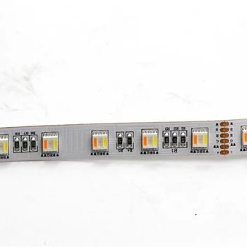 24v RGB+White+Warm White 5 color in 1 LED Chip tape5m RGB+CCT LED Strip light 12MM PCB RGB CCT RGBW 1M 5050 96ledS 5M 480LEDS