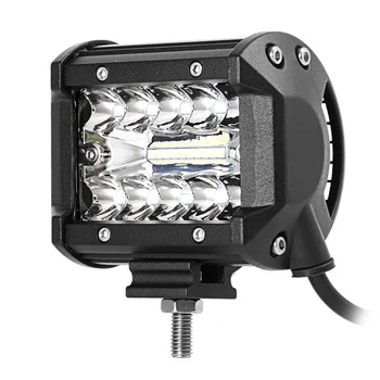 LM 2 szt. LED 20w lampa warsztatowa, biały, żółty, 4-calowy ekran świetlny bar 24 v 12 v, IP67 Cmobo dla 4x4 OFF ROAD ATV TRUCK BOAT UTV SPOTLIGHT