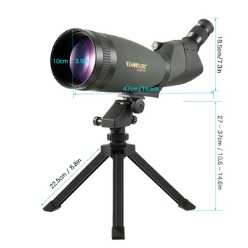 Visionking 30-90x100 wodoodporny punktowy celownik Azot wypełniony BAK4 Big Vision Birdwatching Golf Hunting монокулярный teleskop