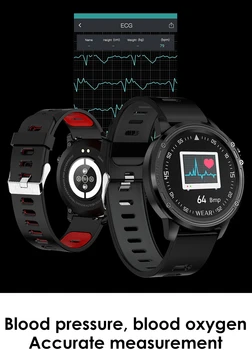 Dla Doogee S68 Pro Y8 Plus S95 s40 S90C Y9 Plus N100 X95 inteligentne zegarki męskie ciśnienie krwi, rytm serca sportowe fitness zegarek