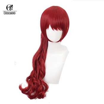 ROLECOS Game Persona 5 Yoshizawa Kasumi czerwona peruka cosplay kostium odporne włosy syntetyczne kobiety partia rpg peruki