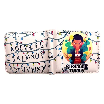 Nowy portfel Stranger Things portfel z monetą przewodnik kopertę kreskówki portfel prezent Świąteczny 80 tych