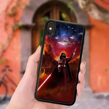 Sith Jedi Star Wars pokrowiec na telefon komórkowy dysk z tworzywa sztucznego dla iphone 8 7 6 6S Plus X XR XS 11 12 Pro Max 5S 5 SE 4 4S Shell