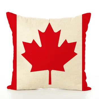 Flaga Kraju Poszewka Kanada Angielska Ameryka Francja Chiny Poszewka Salon Home Poszewka Dekoracyjna