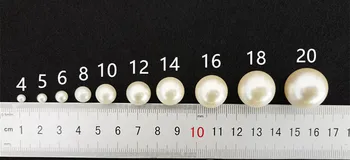 300 szt 2mm/3mm/4mm/5mm/6mm/8mm/10mm/12mm/14mm/16mm/18mm/20mm ABS imitacja perłowych nitów DIY akcesoria do tkanki kapelusz torba rzemiosła