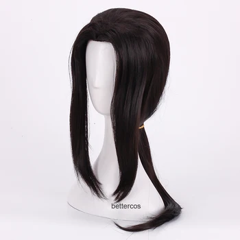 Naruto Itachi Uchiha cosplay peruki 60 cm długości czarny styl odporne włosy syntetyczne wig + czapka peruka