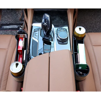 1szt Car Gap schowkiem szuflada do przechowywania Car Organizer Seat Gap PU Case kieszeni fotelik boczna szczelina do torebki telefon, klucze, karty posiadacz