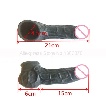 Lateksowa czarna powłoka penis fetysz gumowe prezerwatywy lateksowe (można to zrobić sam w garniturze lub użyć sam w sobie) S-LA107