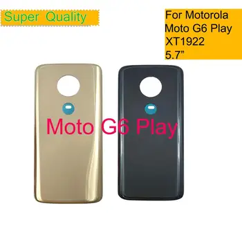 10 szt./lot dla Motorola Moto G6 Play XT1922 obudowa pokrywa komory baterii pokrywa obudowy tylne drzwi podwozia Shell G6 Play wymiana