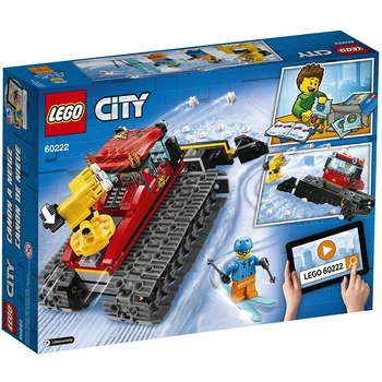 LEGO City Great Vehicles Snow Groomer 60222 Building Kit 197 sztuk nowy 2020 urodziny prezent noworoczny zabawki dla chłopców samochodowa zabawka