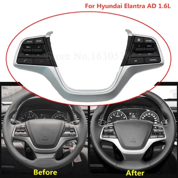 Wysokiej jakości rejs kontrola kierownica Bluetooth przyciski do Hyundai Elantra AD Solaris 2017 2018 1.6 L