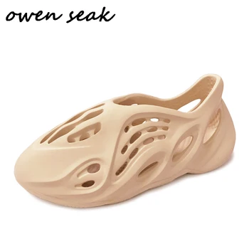 20ss Owen Seak plażowe męskie sandały Gladiator gumowe rzymskie sandały kapcie slajdy letnie męskie sandały