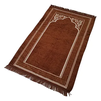 Darmowa wysyłka 2020 Nowa moda modlitewnik muzułmański Haj prezent dywan Джанамаз Саджада Islamski dywan 70×110 cm