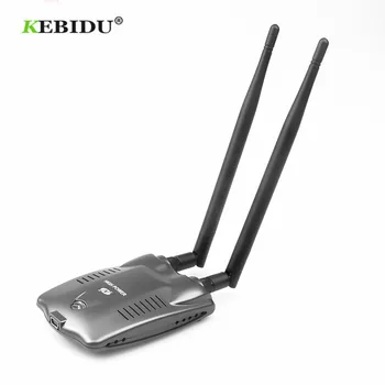 Kebidu RTL8192FU USB Wireless Network Card Adapter Wifi High Power 3000mW Dual omni Wifi Antenna Decoder