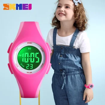 SKMEI 1459 Teenage Sport Luminous Digital Zegarki 50M Wodoodporny Children Watch Chrono Alarm Boys Girls zegarek Reloj Mujer